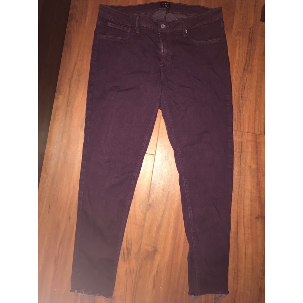 Maroon Skinny Jeans